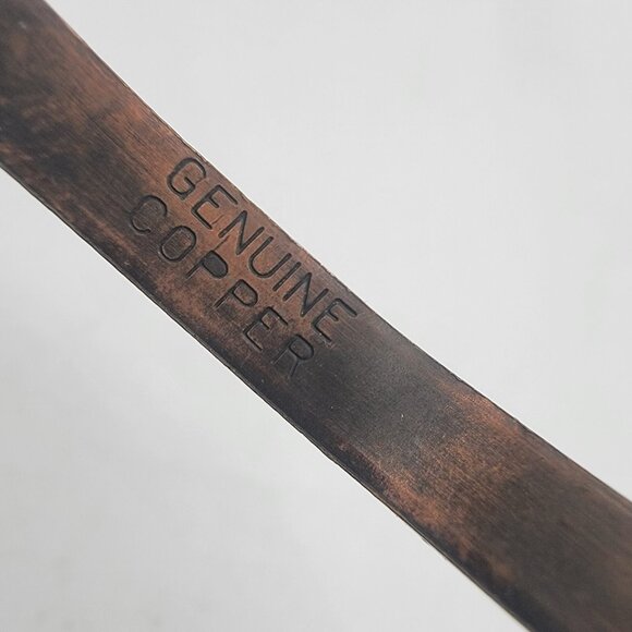 Vintage Genuine‎ Copper Bracelet with Maple Leaf - Picture 3 of 5